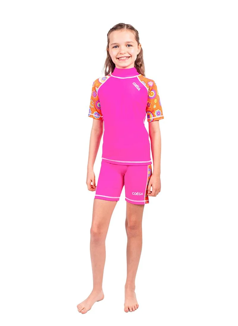 COEGA SUNWEAR COEGA Kids Girls Two Piece Suit - Pink Orange Groovy