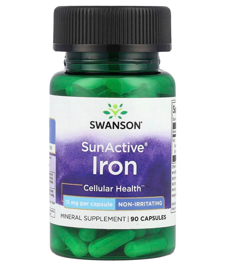 SunActive® Iron 15 mg 90 Capsules