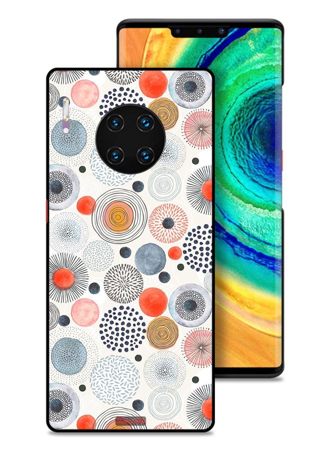 Tolwak Huawei Mate 30 Pro 5G Protective Case Cover Cotton Flowers Pattern - Image 1