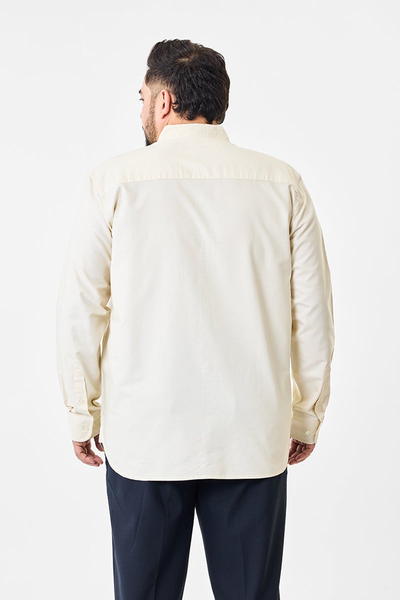 سنيتش قميص قطن % مقاس كبير بقصة عادية - Image 5