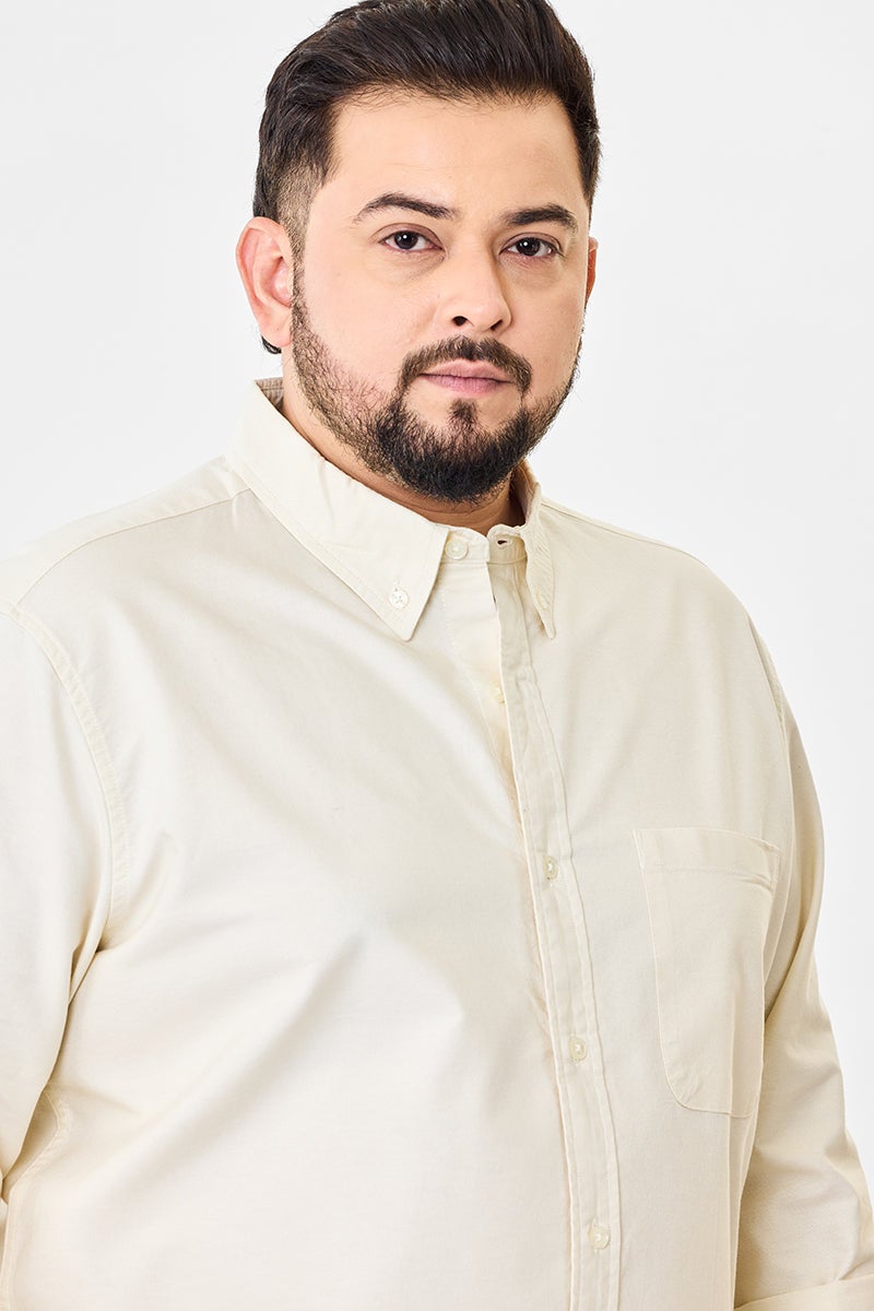 سنيتش قميص قطن % مقاس كبير بقصة عادية - Image 3