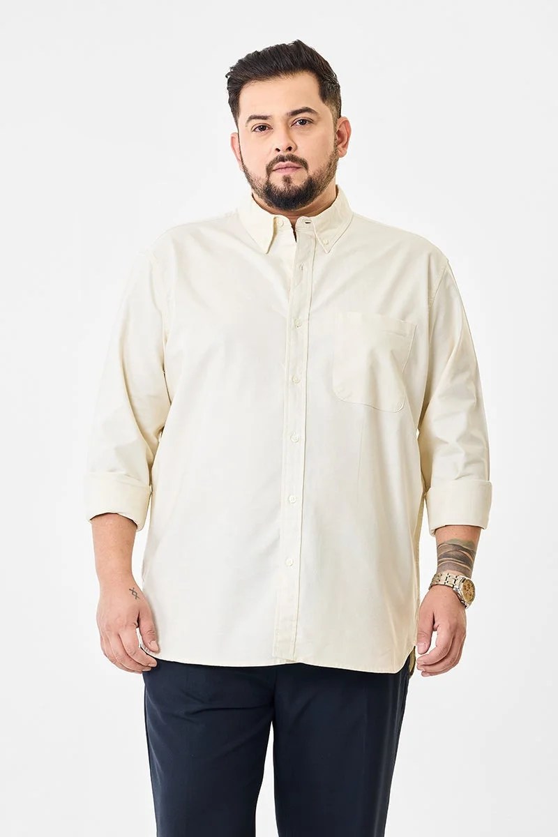 SNITCH Regular Fit 100% Cotton Plus Size Shirt