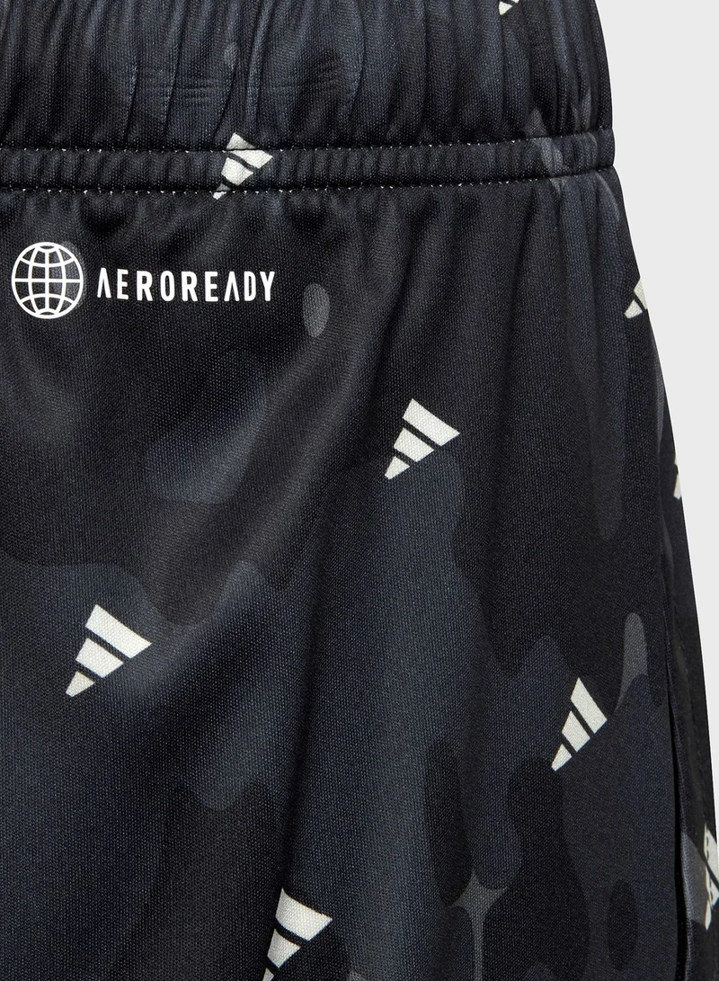 Adidas Kids Train Essential Aeroready Aop Shorts