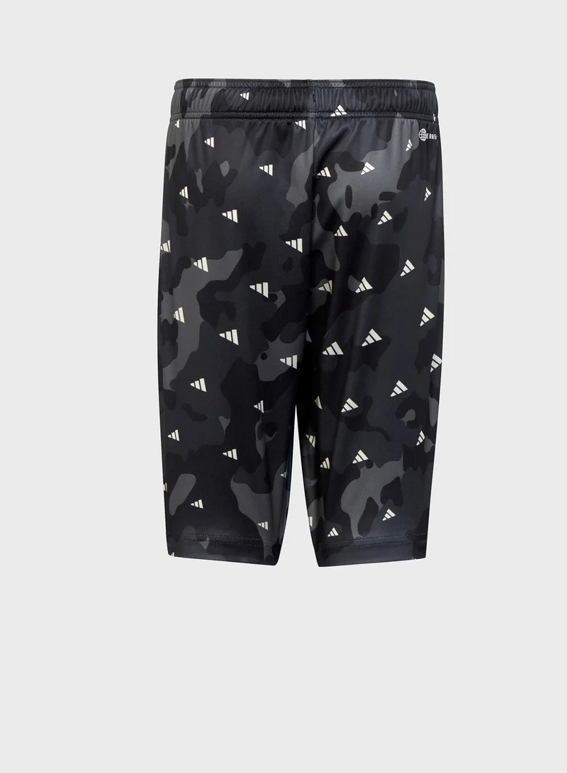 Adidas Kids Train Essential Aeroready Aop Shorts