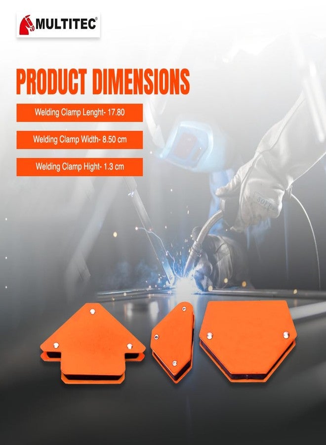 Multitec Industries Ltd MULTITEC Multiangle Welding Clamp Set (3 Pieces) | Heavy-Duty Adjustable Right Angle Clamps for Welding, DIY, Woodworking & Metalwork | Strong Grip & Durable Construction - Image 5