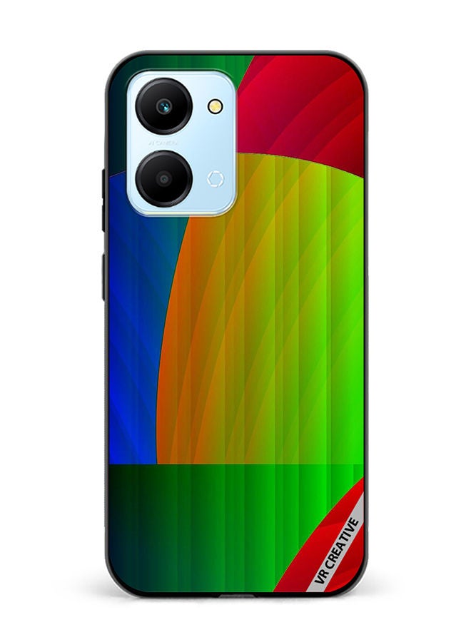 VR CREATIVE Protective Case Cover For Honor Play7T Pattern Design Multicolour - Image 1