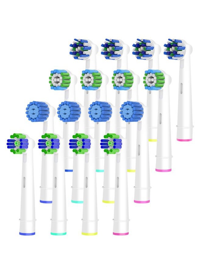 Betterchoi 18pcs Sensitive Gum Care Replacement Brush Heads Compatible with Oral b Braun Electric Toothbrush. Soft Bristle for Superior and Gentle Clean. - Image 1