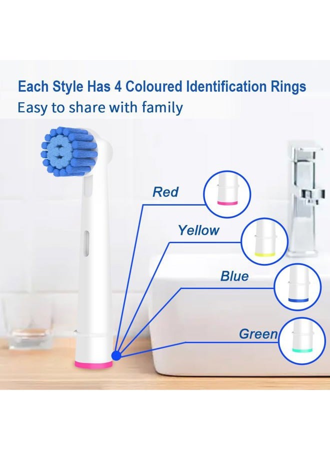 Betterchoi 18pcs Sensitive Gum Care Replacement Brush Heads Compatible with Oral b Braun Electric Toothbrush. Soft Bristle for Superior and Gentle Clean. - Image 5