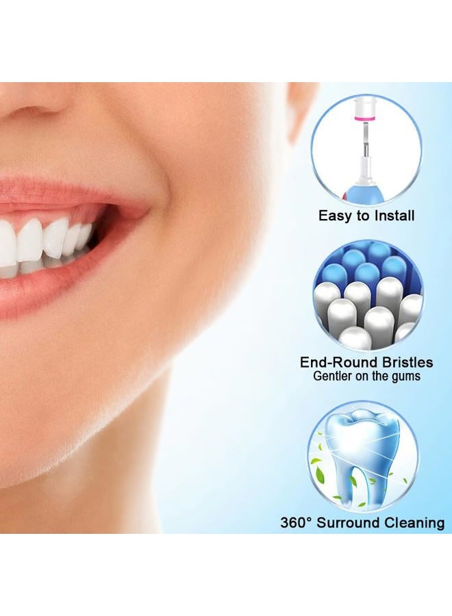 Betterchoi 18pcs Sensitive Gum Care Replacement Brush Heads Compatible with Oral b Braun Electric Toothbrush. Soft Bristle for Superior and Gentle Clean. - Image 4
