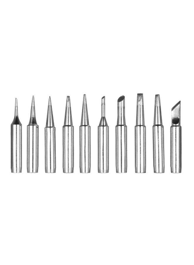NIBEMINENT 10-Piece Soldering Tip Set Silver - Image 1