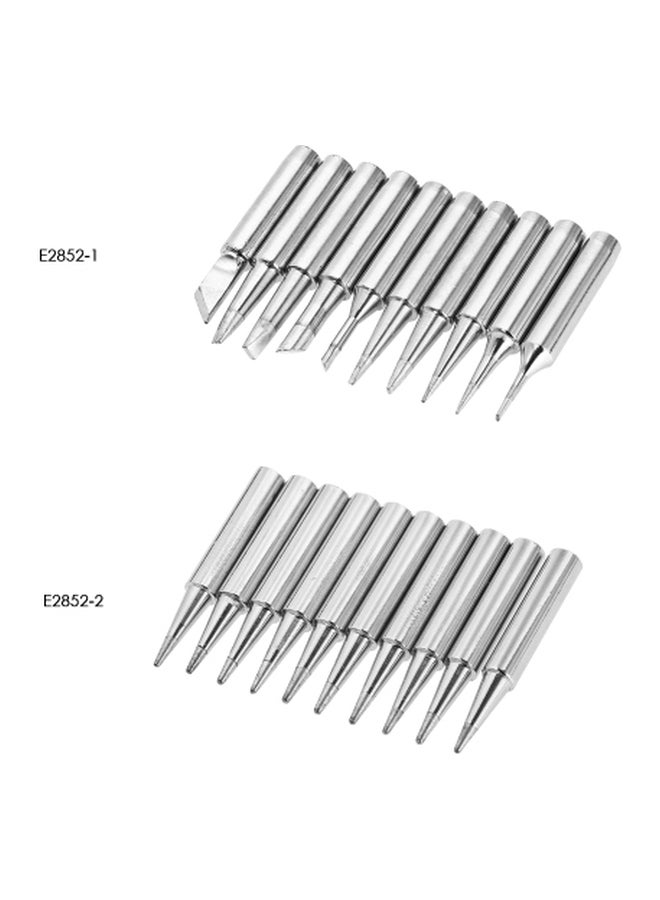 NIBEMINENT 10-Piece Soldering Tip Set Silver - Image 3