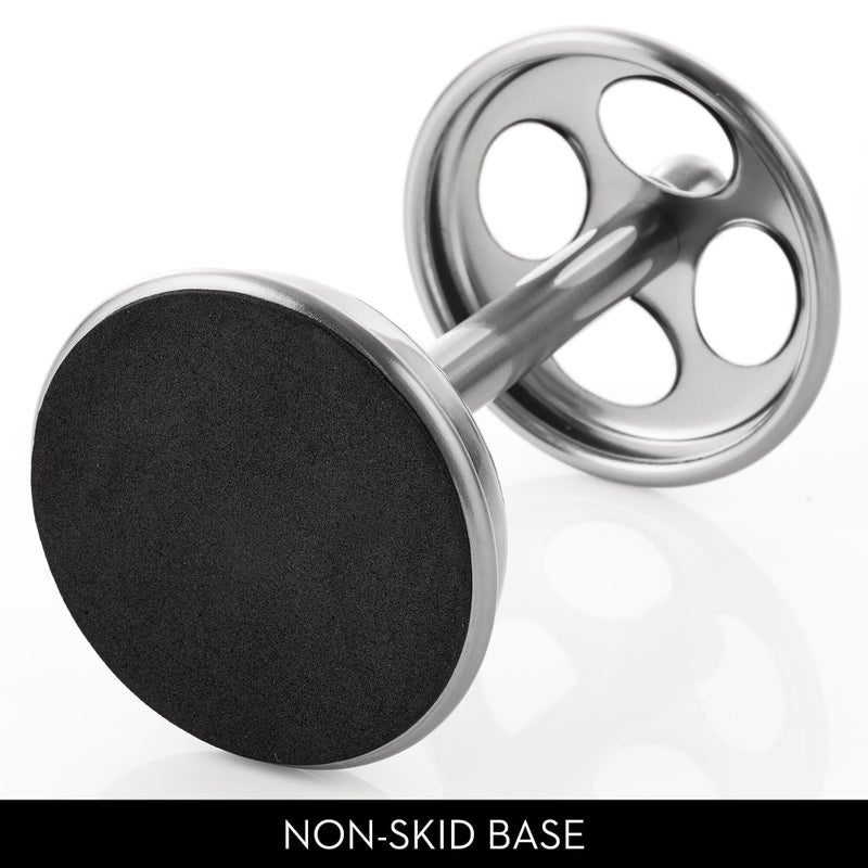 InterDesign iDesign Steel Toothbrush Holder Stand The York Collection - Four Divided Compartments, 3.25” x 3.25” x 5.75”, Split Finish - Image 4