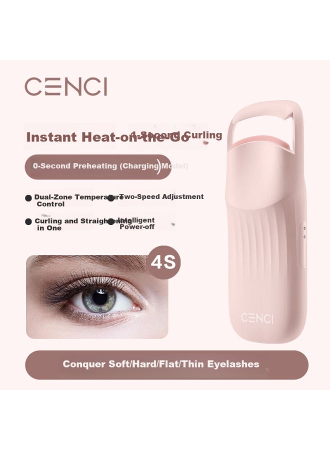 Cenci مكواة رموش كهربائية، مكواة رموش تلقائية تسخين 4 ثوانٍ، أداة تجعيد الرموش، أداة تشكيل، هدية للنساء - Image 1