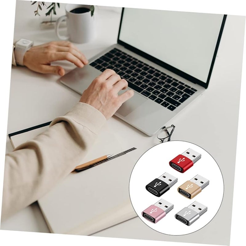 5PCS USB C to USB 3.0 Adapter Set Fast Data Sync and Charging for Laptop Phone - Image 4
