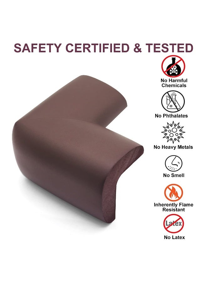 BE Baby Proofing Edge Corner Protector, 20.5 ft (18.1ft Edge + 8 Corners) Baby Proof Corner Guards ,Thick Table Bumper Guard, 3M Pre-Taped Corners, Soft Rubber Foam Guard Heavy-Duty… - Image 4