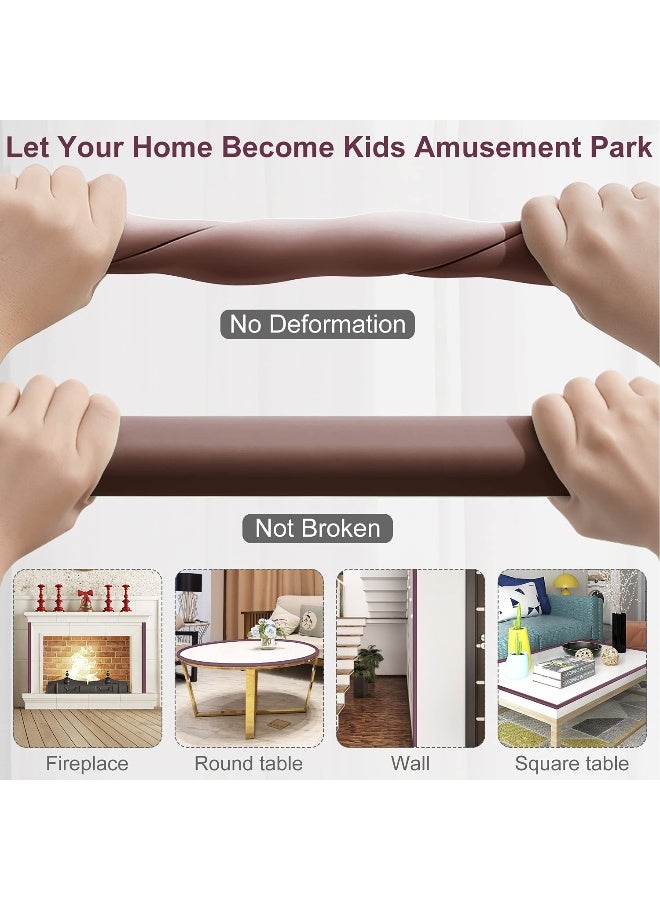 BE Baby Proofing Edge Corner Protector, 20.5 ft (18.1ft Edge + 8 Corners) Baby Proof Corner Guards ,Thick Table Bumper Guard, 3M Pre-Taped Corners, Soft Rubber Foam Guard Heavy-Duty… - Image 5