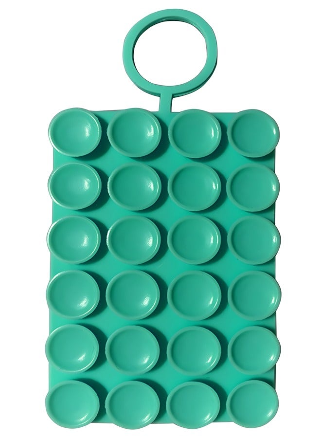 Silicone Suction Cup Phone Case Mount Double Sided, Phone Accessories Hands-Free Strong Grip Holder for Selfies and Videos, Silicon Phone Holder for iPhone and Android (Mint Green) - Image 1