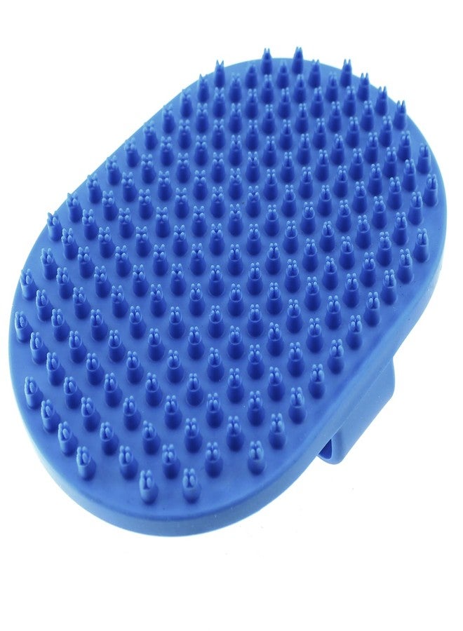 ماكسمورال فرشاة ماكسمورال المطاطية للعناية بالكلاب والقطط مع سوار، أداة تمشيط وتدليك لشعر الحيوانات الأليفة أثناء الاستحمام والغسل - Image 1