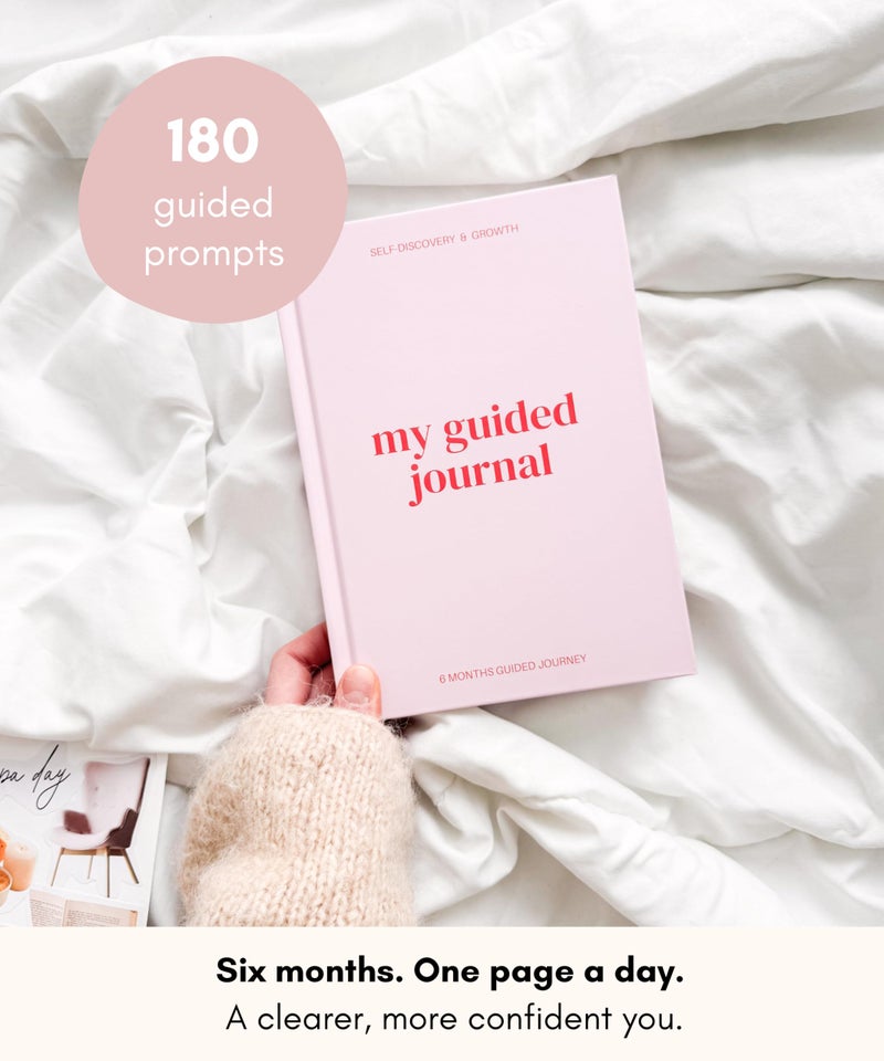 Lamare Guided Journal for Women with Prompts - One Question a Day Reflection Journal Prompts for Healing, Gratitude, and Mindfulness - Self Care Routine & Mental Health Gift - Pink - Image 2
