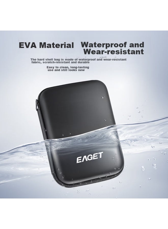 EAGET Yijie 2.5-inch Portable Hard Drive Case, Multifunctional Digital Accessory Storage Pouch, Data Cable, Power Bank, Usb Drive, Phone, Earphone Portable Protective Cover Ypb - Image 4