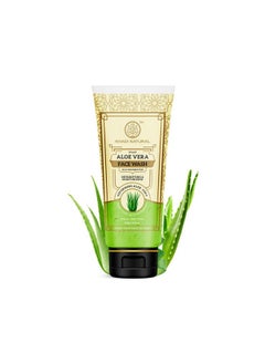 Khadi Natural Khadi Natural Aloe Vera Face Wash for Detoxifying & Moisturizing Skin | Natural Face Wash for Healthy Skin | SLS & Paraben Free | All Skin Types | 100 ml  - Image 1