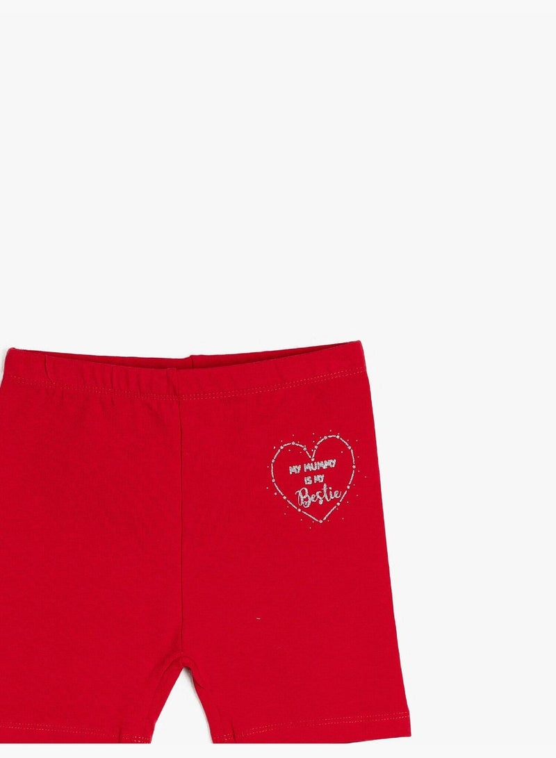 KOTON Shimmer Detail Leggings - Image 3