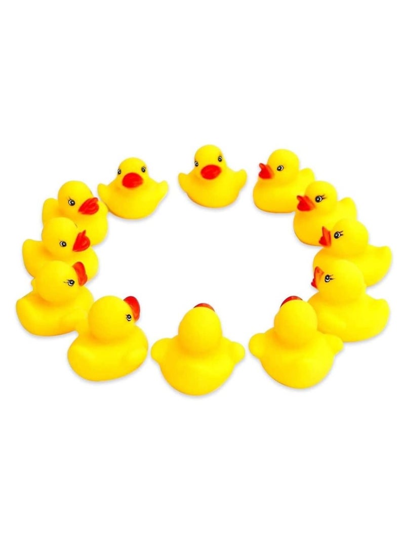 FengSVMA Mini Rubber Duck, Baby Bath Toy Bath Duck Birthday Party Favors Decorations Baby Showerfor Kids Celebrate The Joy of The Children (50 Pack)  - Image 2