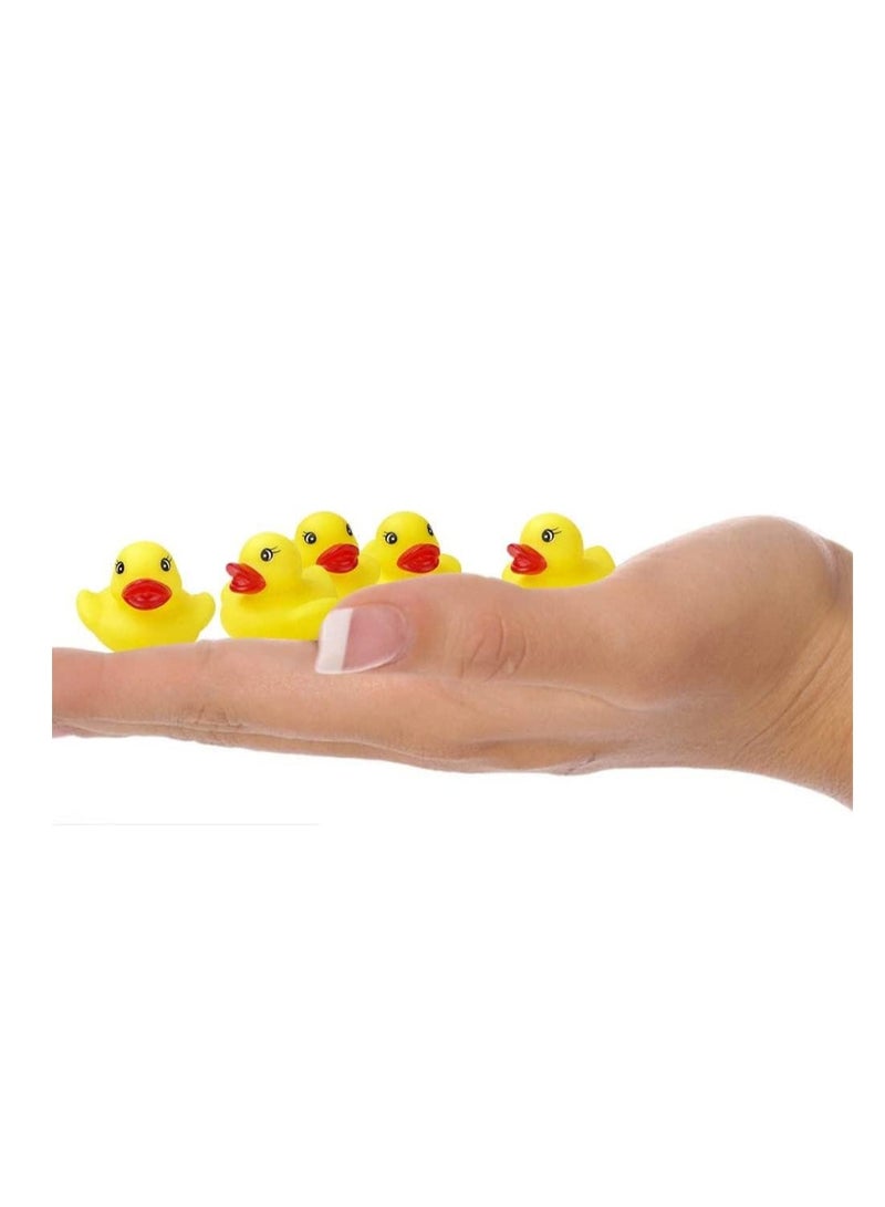 FengSVMA Mini Rubber Duck, Baby Bath Toy Bath Duck Birthday Party Favors Decorations Baby Showerfor Kids Celebrate The Joy of The Children (50 Pack)  - Image 3