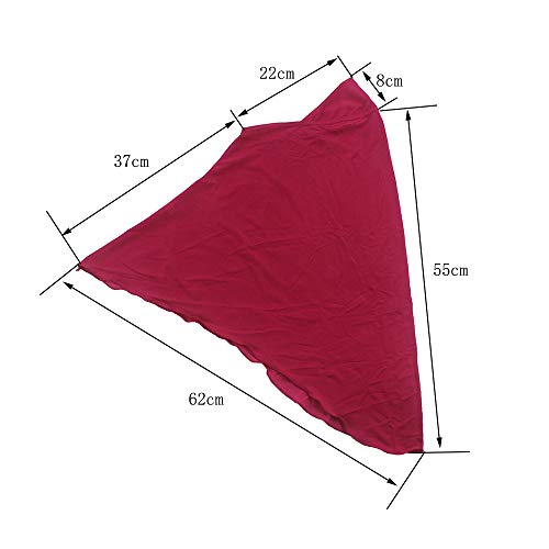 Modest Beauty Girls Hijab Muslim Kids Scarf Headwear Solid Color for 7-12 Years Ready to Wear - Image 4
