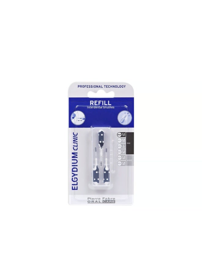 Elgydium Clinic Interdental Brushes Refill ISO 0 x3 - Image 1