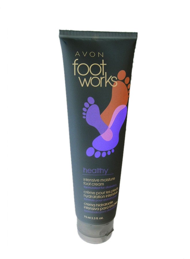 Avon  - Foot Works Intensive Moisture Foot Cream Size: 2.5 Fl Oz (Pack of 1)Fluid Ounce - Image 1