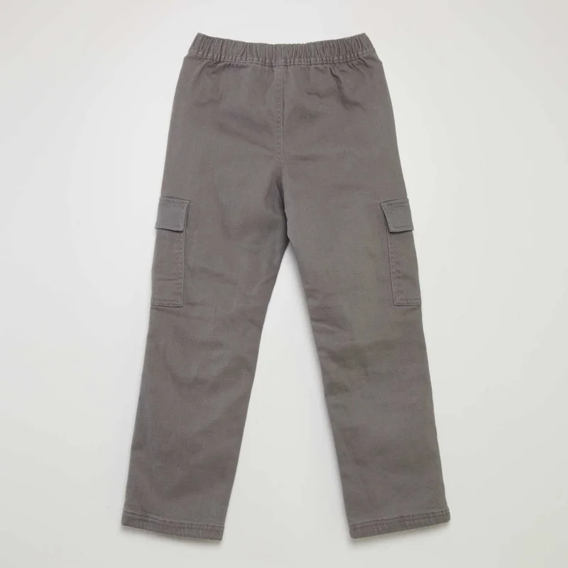 Kiabi Multi-Pocket Trousers Grey