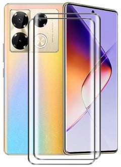 Infinix Note 40 Pro 5G Tempered Glass, [2 Pack] 9H Hardness HD Screen Protector, Anti-Scratch Bubble-Free Tempered Glass Protective Film