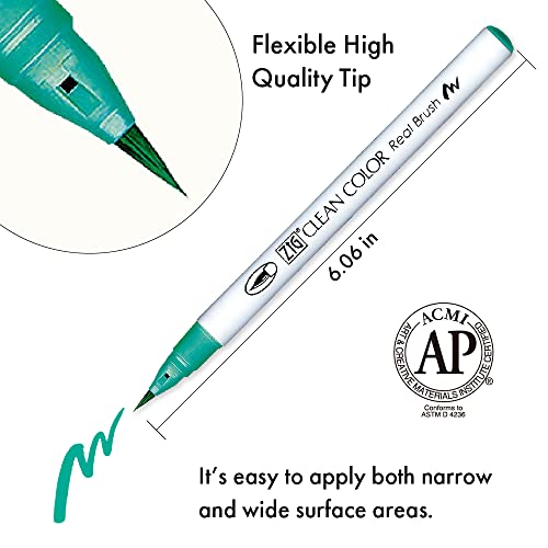 Kuretake ZIG Clean Color Real Brush, NEW 30 colors set B, Flexible Brush Tips, Watercolor Pens for Painting, Drawing, Calligraphy and Brush Lettering for Artists, Made in Japan - Image 2