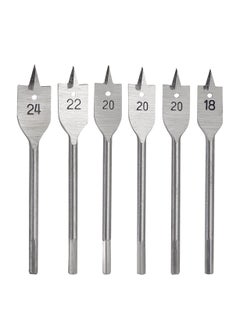 KSEIBI Flat Spade Bits Set / 6PC, 6-PC SET-14.0-25.0MM, High Quality Tool Steel, Polished Woodworking Hole Cutter Carpenter Tool, For Fast Drilling Applications in Wood, Plywood, Particle Board, Fiberboard.  - Image 2