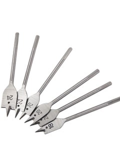 KSEIBI Flat Spade Bits Set / 6PC, 6-PC SET-14.0-25.0MM, High Quality Tool Steel, Polished Woodworking Hole Cutter Carpenter Tool, For Fast Drilling Applications in Wood, Plywood, Particle Board, Fiberboard.  - Image 3