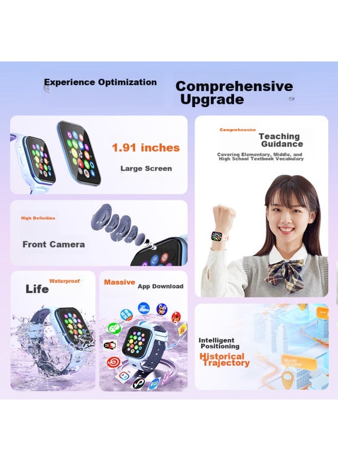 Ozing Haoci Xing Children's Smarch, Long Battery Life, Gps Positioning, 4g Video Call, Photo Taking, Waterproof, For Boys And Girls, Students, Smart Watch - Image 2