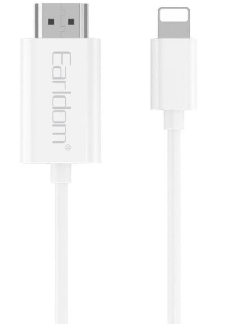 Generic - ET-W33 HDMI to Lightning Adapter Cable, 2 Meters - High-Definition Streaming for iPhone & iPad - Image 1