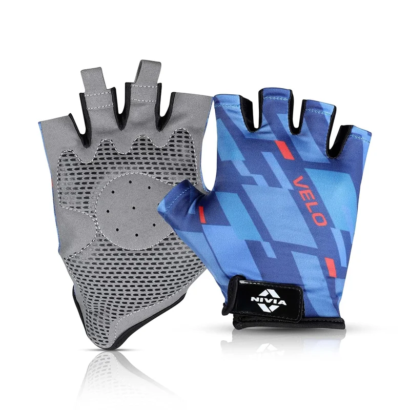 نيفيا Nivia Velo Fitness Gloves - Blue