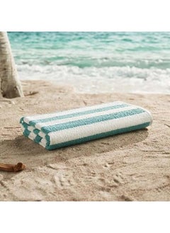 SIGNOOLA Signoola Four Beach Towels (Yellow, Green, Blue, Brown) 70 x 180 cm, 100% cotton.  - Image 4