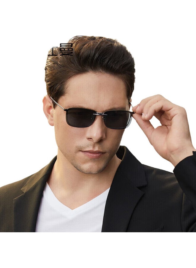 CAXMAN Clip-On Sunglasses For Men, Driving Polarized Lightweight Square Nearsighted Sunglasses, Uv Protection, Sun Protection - Image 3