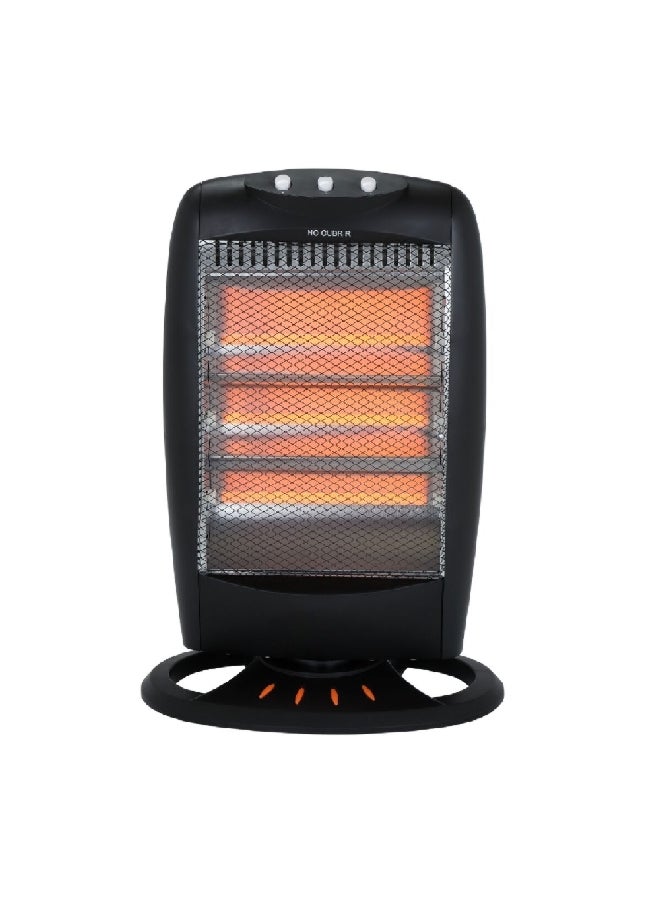 بونير 1200W 3-Lamp Travel Aire Electric Quartz Heater Black 46 x 21.6 x 32 cm TAE1200QX - Image 1