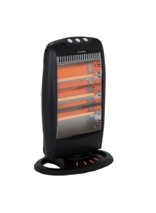 بونير 1200W 3-Lamp Travel Aire Electric Quartz Heater Black 46 x 21.6 x 32 cm TAE1200QX - Image 2