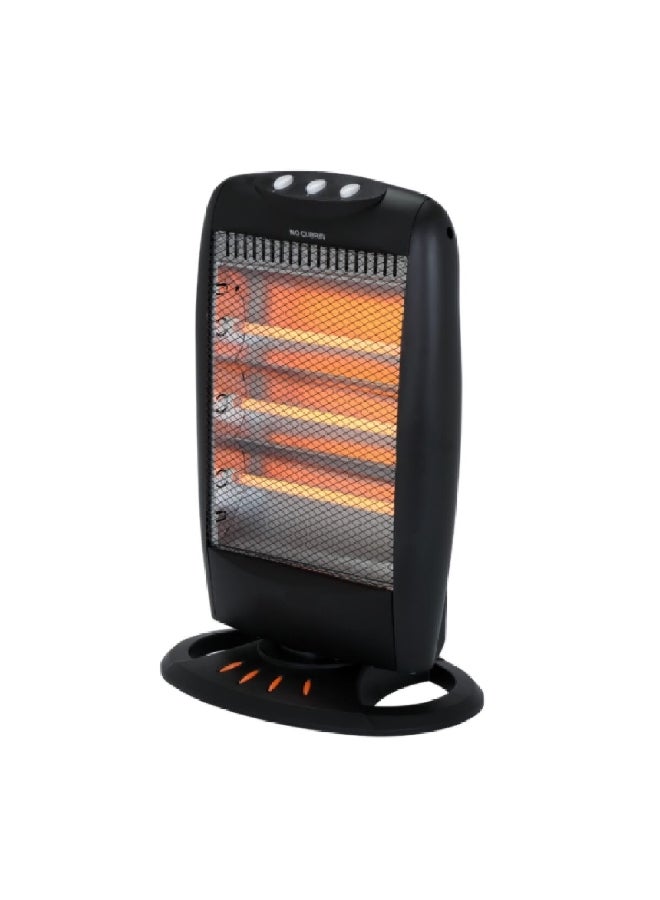 بونير 1200W 3-Lamp Travel Aire Electric Quartz Heater Black 46 x 21.6 x 32 cm TAE1200QX - Image 3