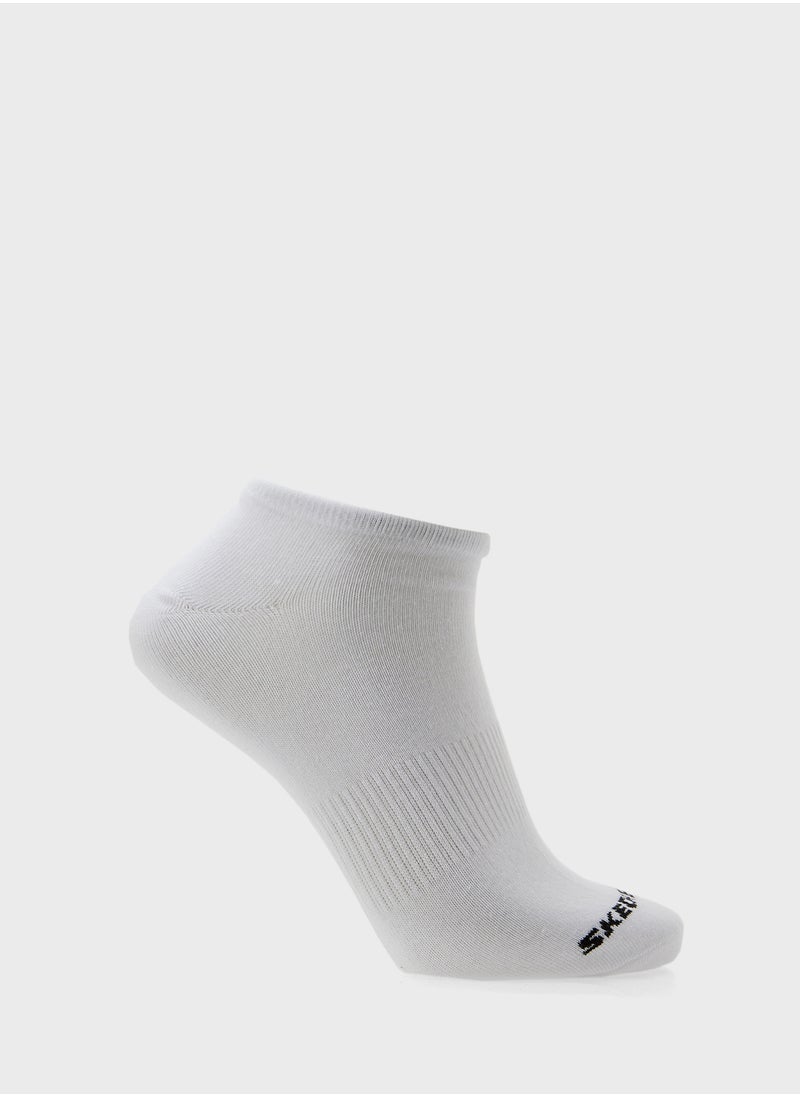 SKECHERS - 3 Pack No Show Socks - Image 1