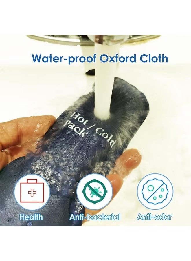 Reusable Gel Ice Packs 2 Pieces , Hot And Cold Packs To Compress Injuries And Relieve Pain, Soft And Flexible, Suitable For Body, Knees, Shoulders, Back, Ankles, Arms, Elbows - Image 2