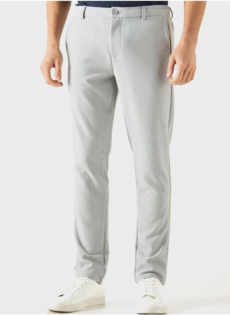 Iconic Textured Elasticated Waist Pants