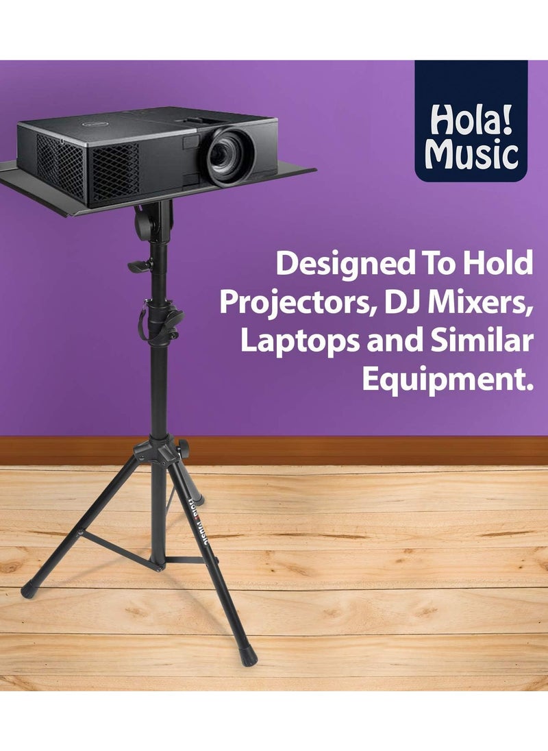 Hola! Music Professional Tripod Projector Mixer Stand Black  - Image 2
