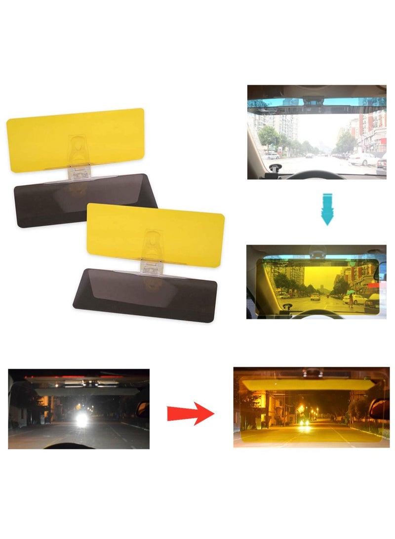 Y&D Car Sun Visor, SYOSI Anti-glare Night Visor Extender Windshield Blocker Goggles Shield, Vision Anti-dazzle Driving Extendable  - Image 1