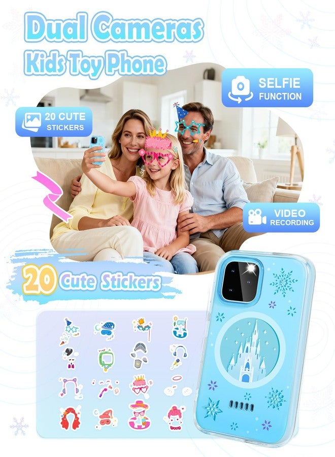 Anchioo Kids Smart Phone, 3.5'' Touchscreen Toddler Phone Toys for 3 4 5 6 7 8 Years Old Girls, Educational Phone for Kids Christmas Birthday Gifts for Girls Age 3-8, Dual Camera, Habit Tracker, Video Player - Image 3